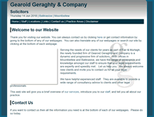 Tablet Screenshot of gearoidgeraghty.ie